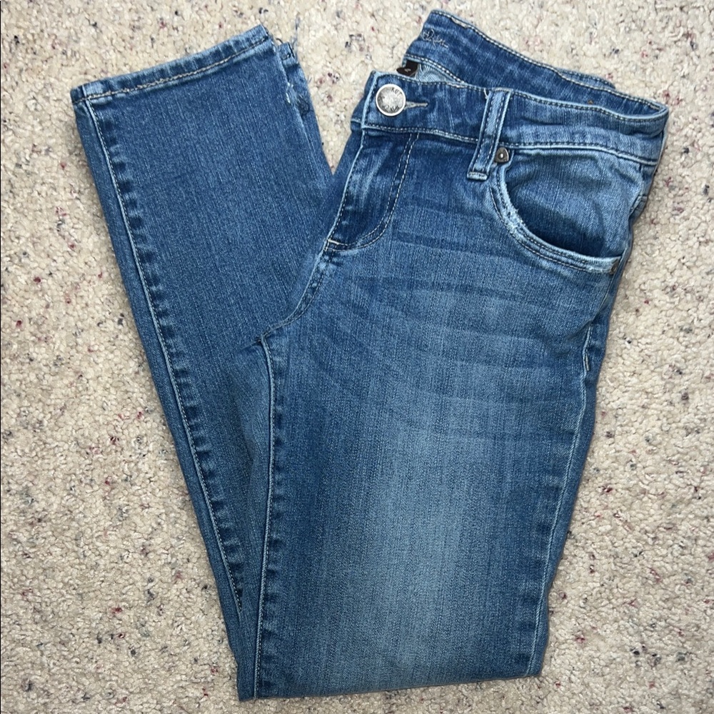 Kut from the Kloth Blue Straight Leg Jeans Size 2